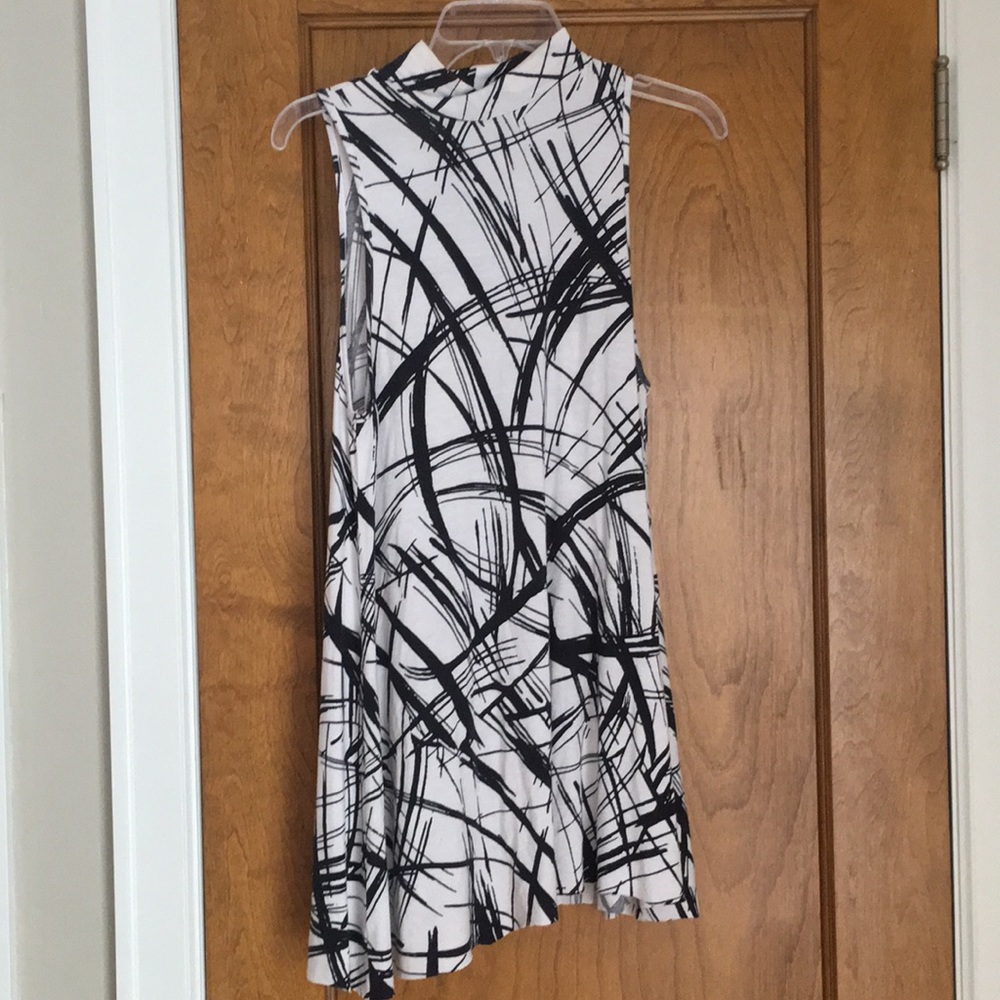 High neck dress!